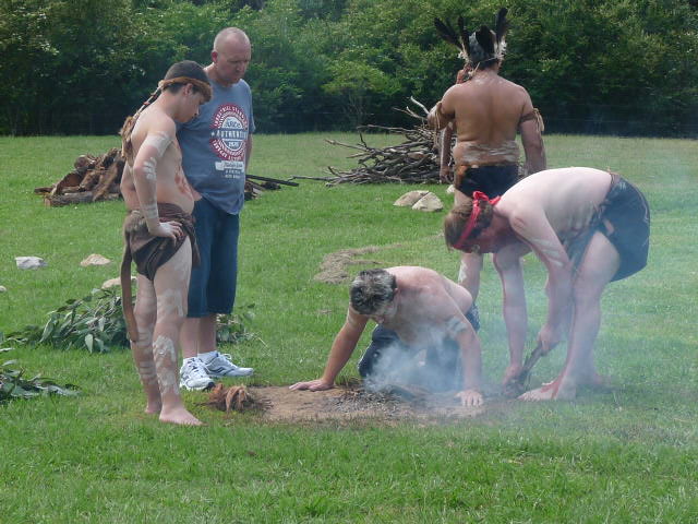 Smoking Ceremony at Gulguer, Bents Basin, 2011